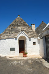 Una visione dei famosi Trulli di Alberobello