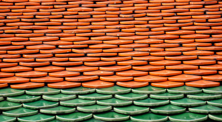 THAI TEMPLE ROOF TEXTURE
