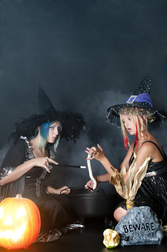 Witches with Snake