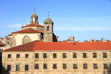 Fototapeta na wymiar St Pelagiusz z Antealtares klasztoru w Santiago, Hiszpania