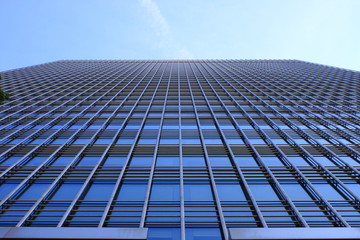 Fototapeta premium Modern glass skyscraper
