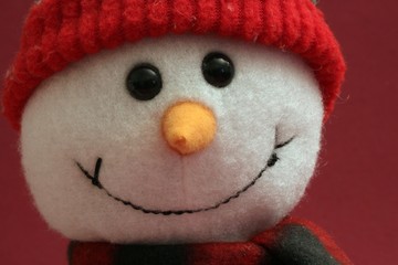 fröhlicher Schneemann