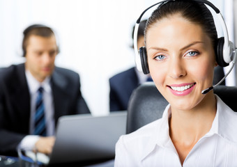 Customer support phone operator