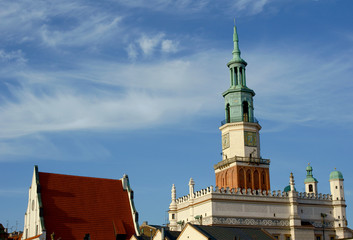 Obraz premium wieża poznańskiego ratusza 2