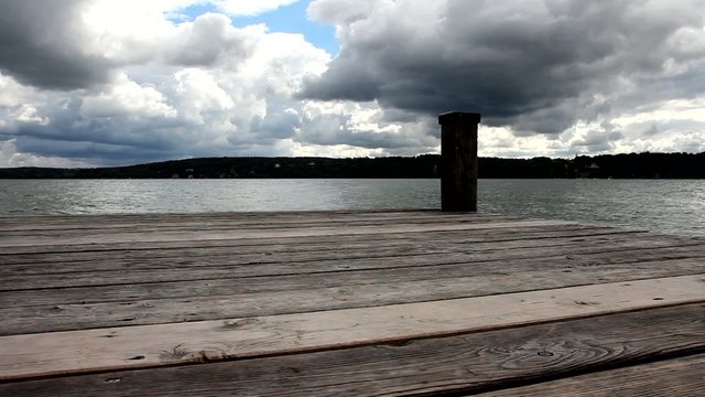 Footbridge of a lake