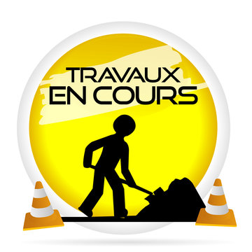 ic&ocirc;ne travaux en cours