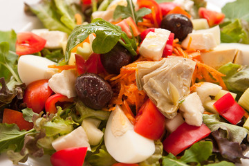 Closeup of salad