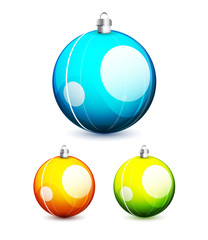 Shiny christmas balls