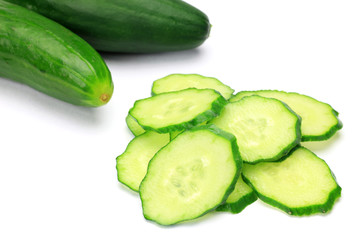slice of the cucumber