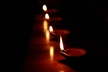 Traditional Indian Oil Lamp