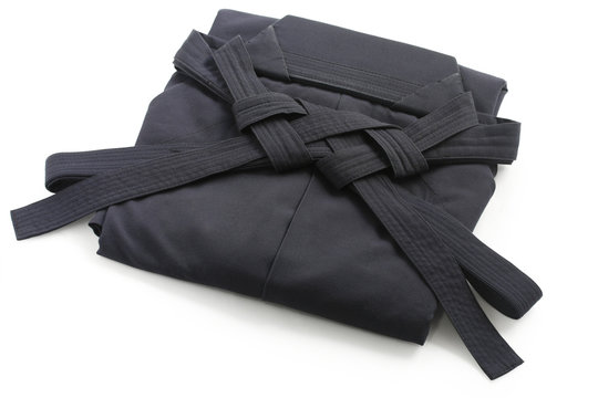 Folded Aikido Hakama , Japanese Martial Arts Uniform