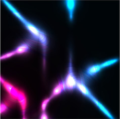 Vector abstract glowing background