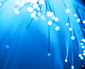 Blue fiber optics