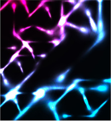 Vector abstract glowing background