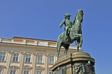 Obraz premium Erzherzog Albrecht Denkmal, Wien