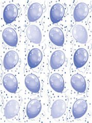 Background with balloons