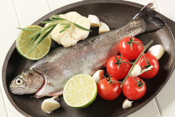 Fresh trout