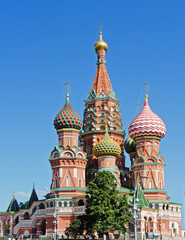 Fototapeta na wymiar Saint Basil's Cathedral at Moscow