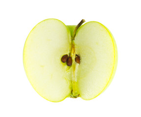 green apple isolated