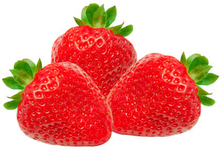 strawberry isolated on white background