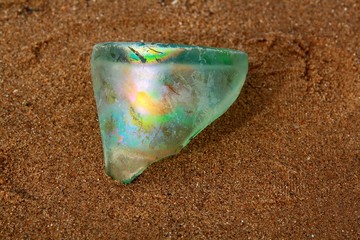 iridescent glass