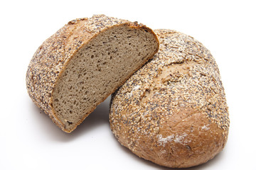 Mehrkornbrot geschnitten