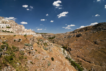 veduta dei sassi di matera