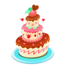 cartoon cake
