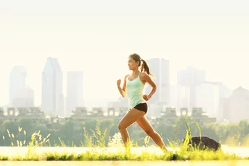 Photo sur Plexiglas Jogging Running woman
