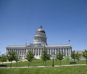 Fototapeta na wymiar State Capitol House in Salt Lake City Utah USA