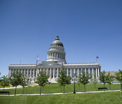 State Capitol House in Salt Lake City Utah USA
