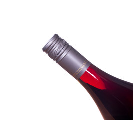 Red wine in screw top bottle