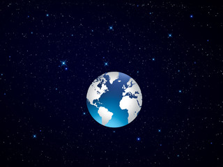 World From Space  Graphic
