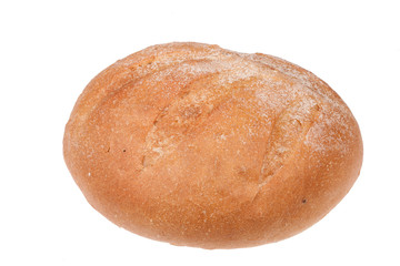 Assortment of bread and pastry composed on the table