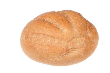 Assortment of bread and pastry composed on the table