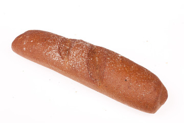 Assortment of bread and pastry composed on the table