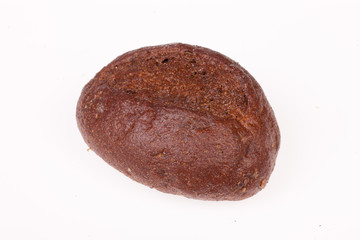 Assortment of bread and pastry composed on the table