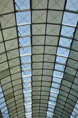 Fototapeta na wymiar Szklany dach Deteilaufnahme