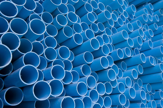 Blue pvc pipe