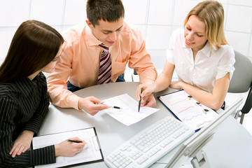 Fototapeta premium Businesspeople