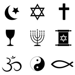 Religios symbols icons - 35153513