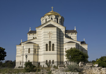 Fototapeta na wymiar Cathedral of Saint Vladimir, Sevastopol
