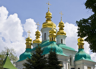 Fototapeta na wymiar Kiev, Ukraine, Kievo-Pecherskaya lavra monastery