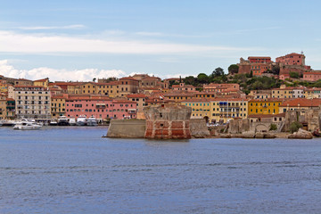 Fototapeta premium Hafen von Portoferraio, Insel Elba