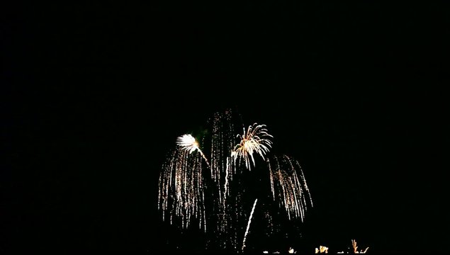 Das Feuerwerk in der Hauptstadt