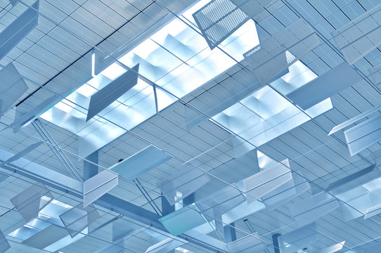 Glas Dachkonstruktion Airport