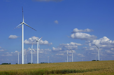 Fototapeta farma elektrowni wiatrowych 2 obraz