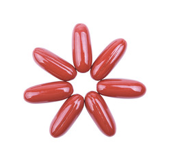 Some of  brown pills