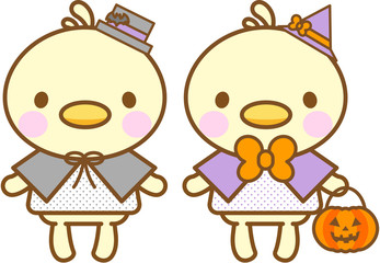 ひよこ　ハロウィン　マント