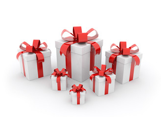 Red Gift Boxes